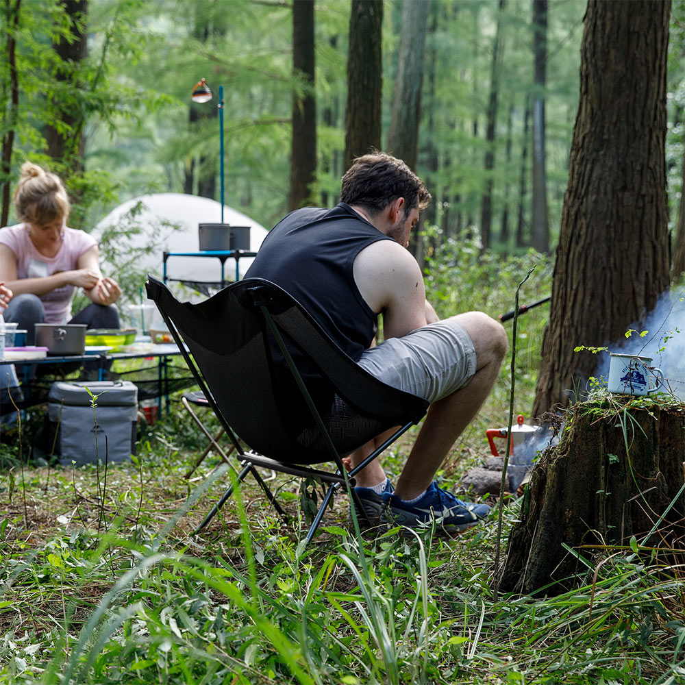 картинка Стул Naturehike CNK2450JJ015 Stellaluna L04 складной черный, 6976023929939