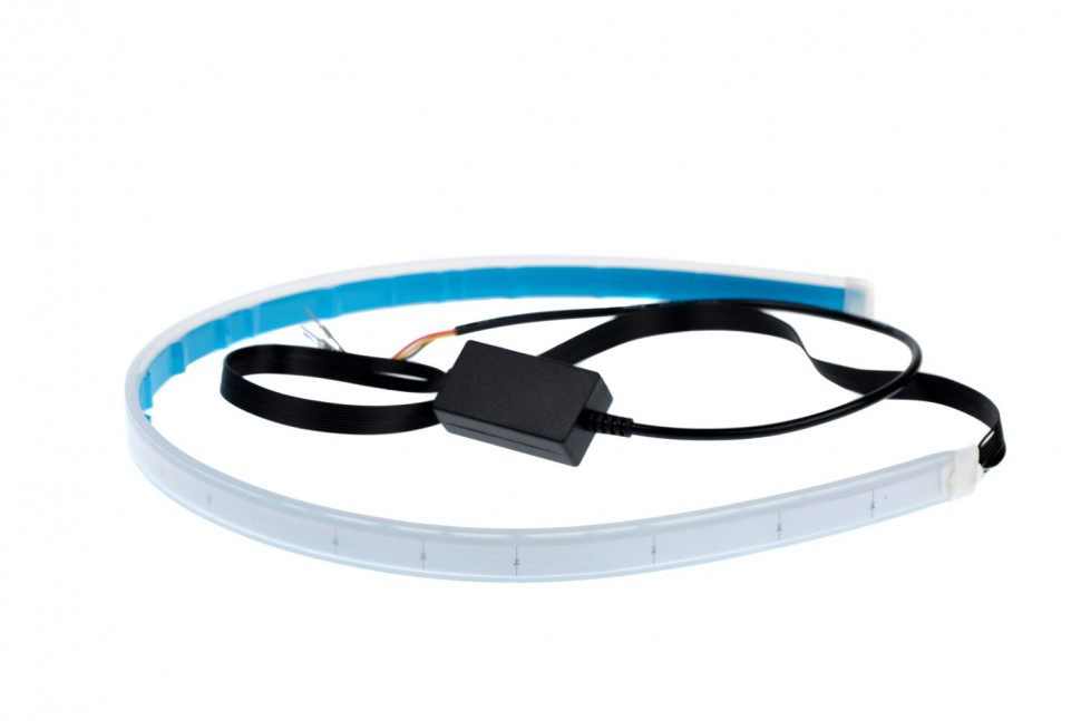 ДХО NEON RUNNING гибкие, White + Yellow, 60см, 12V, комплект