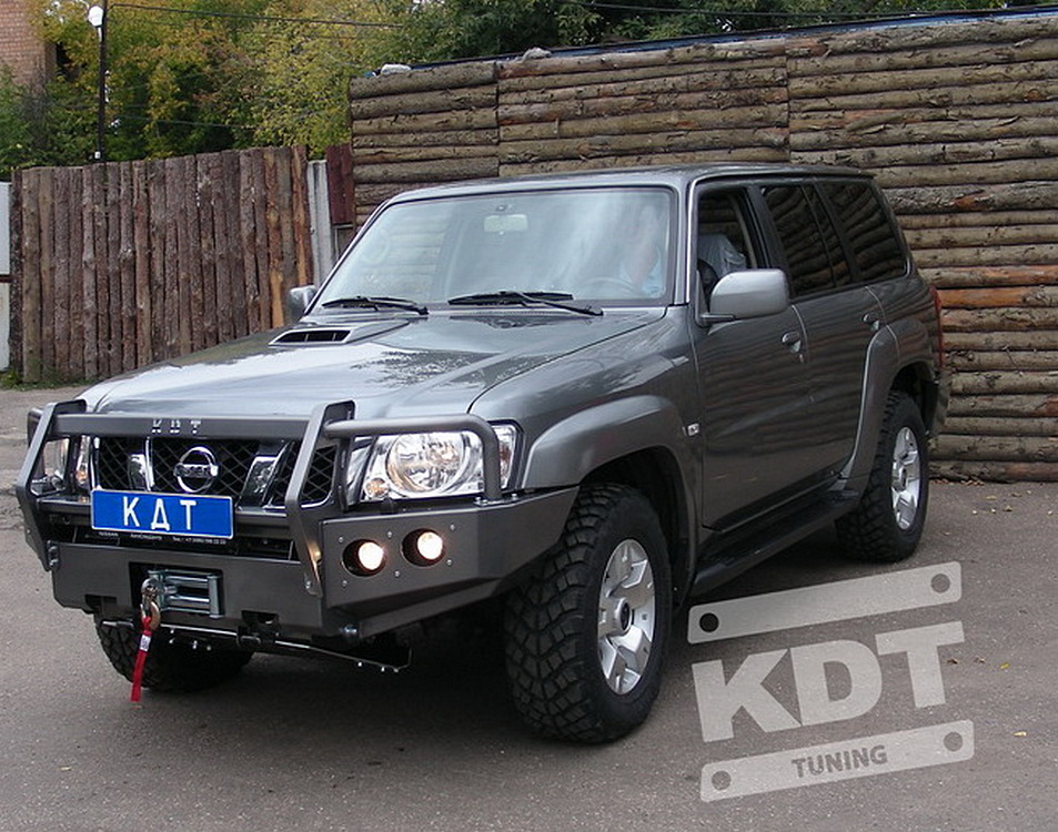 картинка Передний силовой бампер со съемным кенгурином Nissan Patrol