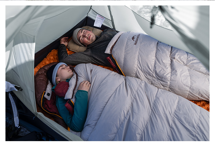 Палатка Naturehike Jiling UL 2-местная, алюминиевый каркас, сверхлегкая, серая