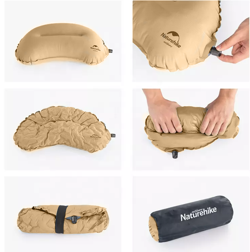 картинка Подушка самонадувающаяся Naturehike 45х30х11 см, (Хаки)