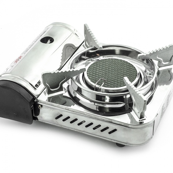 картинка Плита газовая портативная СЛЕДОПЫТ SPARK керамическая конфорка цанговый баллон