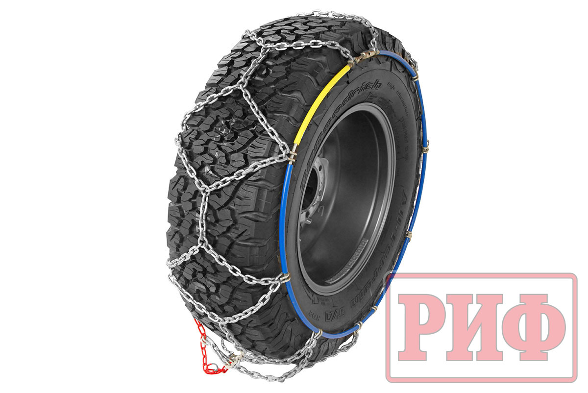 картинка Цепи противоскольжения РИФ 4х4 "соты" 16 мм, 275/60R20 (к-т 2 шт.)