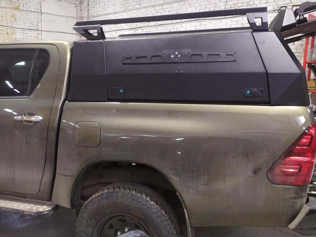 картинка Рейлинги грузовые KDT универсальные для кунга, сталь — 1328(R)