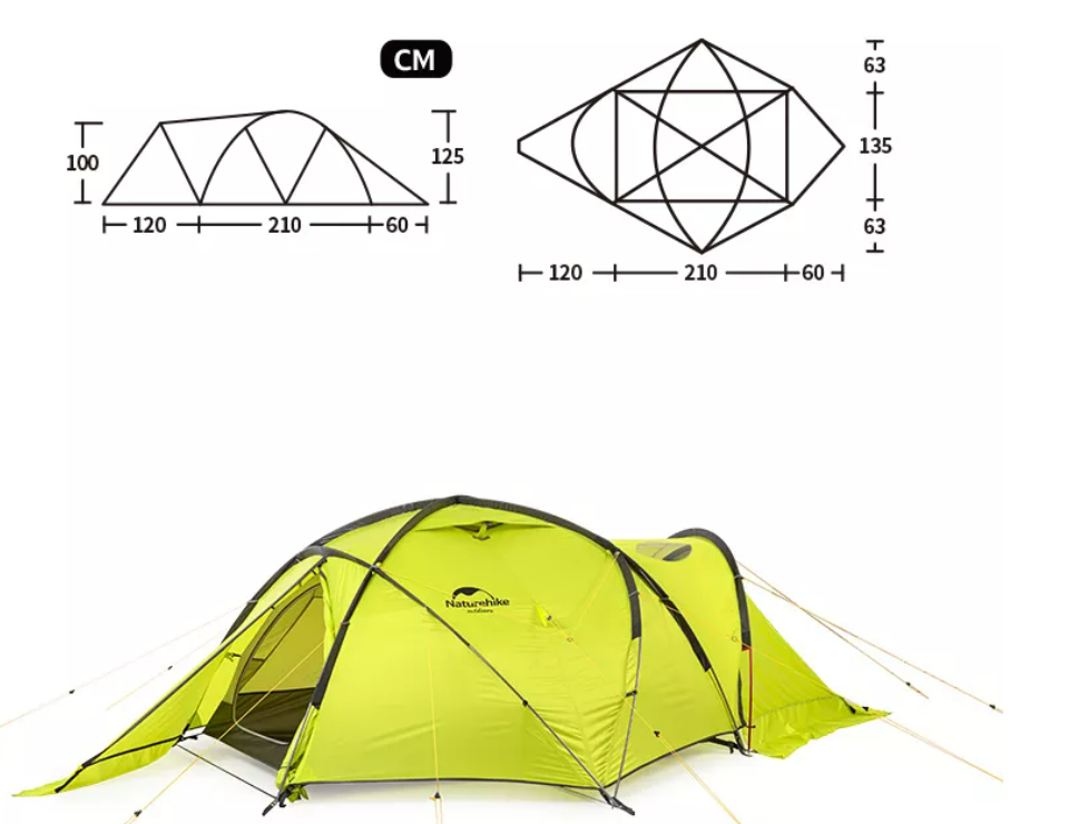 картинка Палатка Naturehike Lgloo Alpine, 2-местная