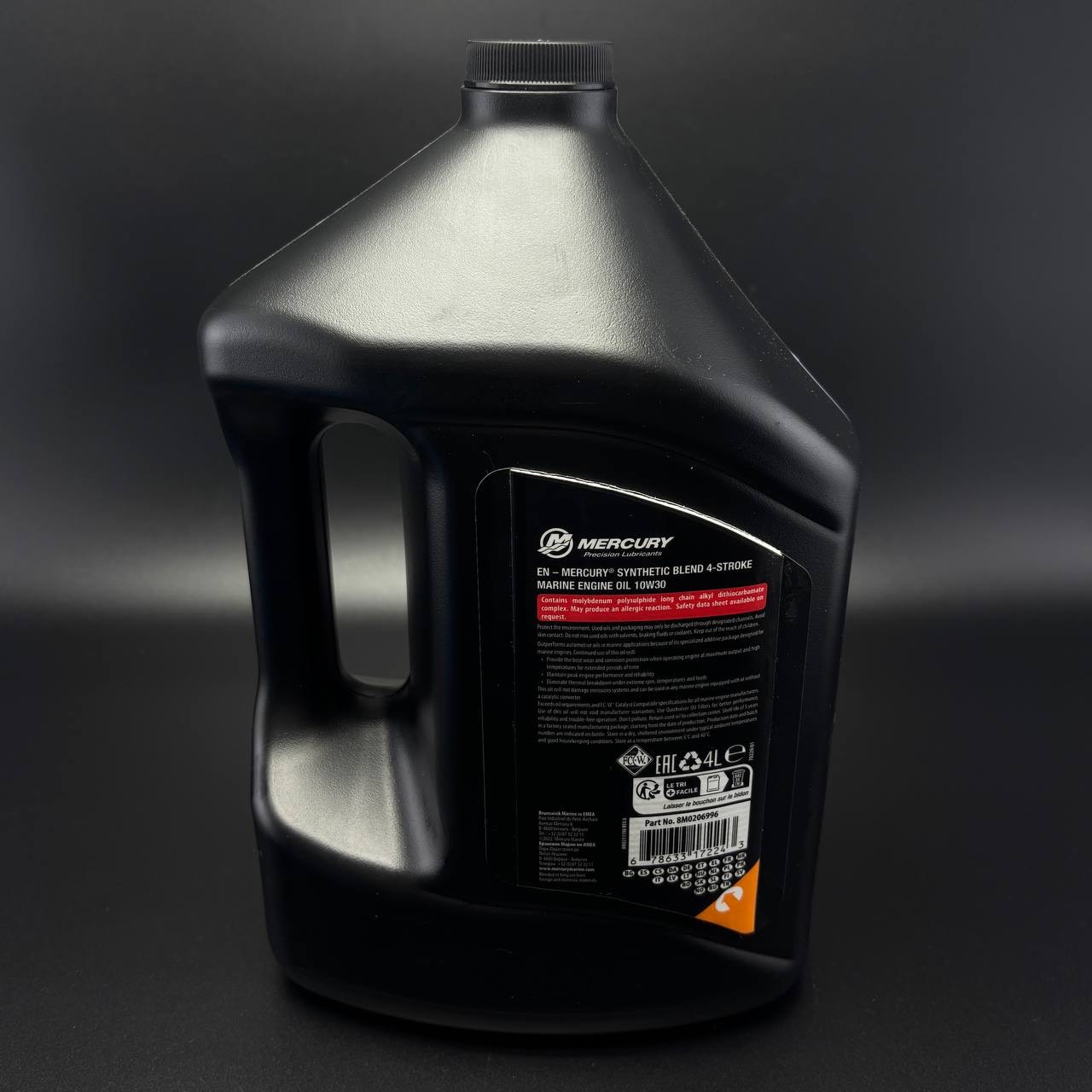 картинка Масло моторное Mercury 10W30 SYNT BLEND 4L@3