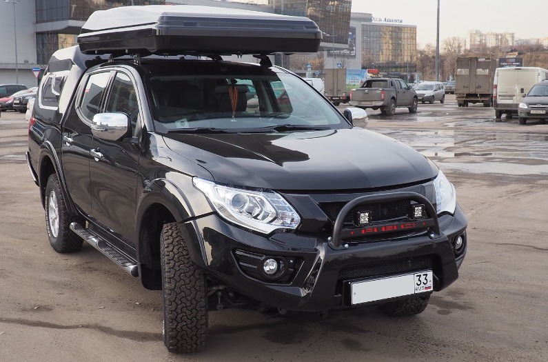 картинка Дуга защитная 50мм Mitsubishi L200 2015- АВС-Дизайн ABC.MCCL200.FB.ВВ.16