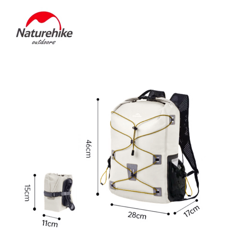 картинка Рюкзак туристический Naturehike 18 л, ПВХ, белый