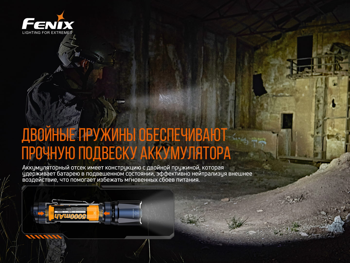 картинка Фонарь Fenix TK20R  V2.0, TK20RV20