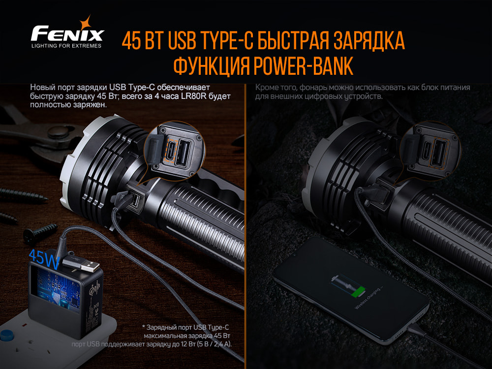 картинка Фонарь Fenix LR80R