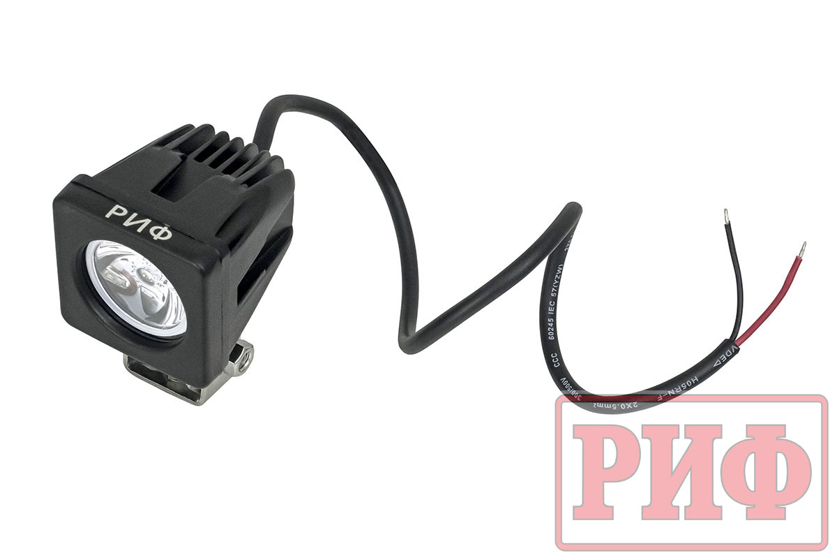 картинка Фара РИФ 10Вт, 51х51х61мм, 1 диод, 12В, 720лм