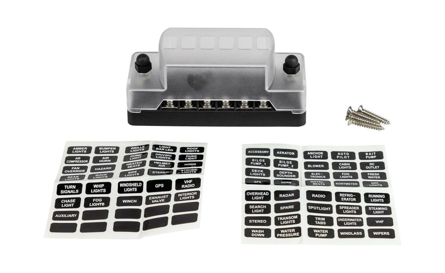 картинка Блок на 6 предохранителей, Marine Rocket