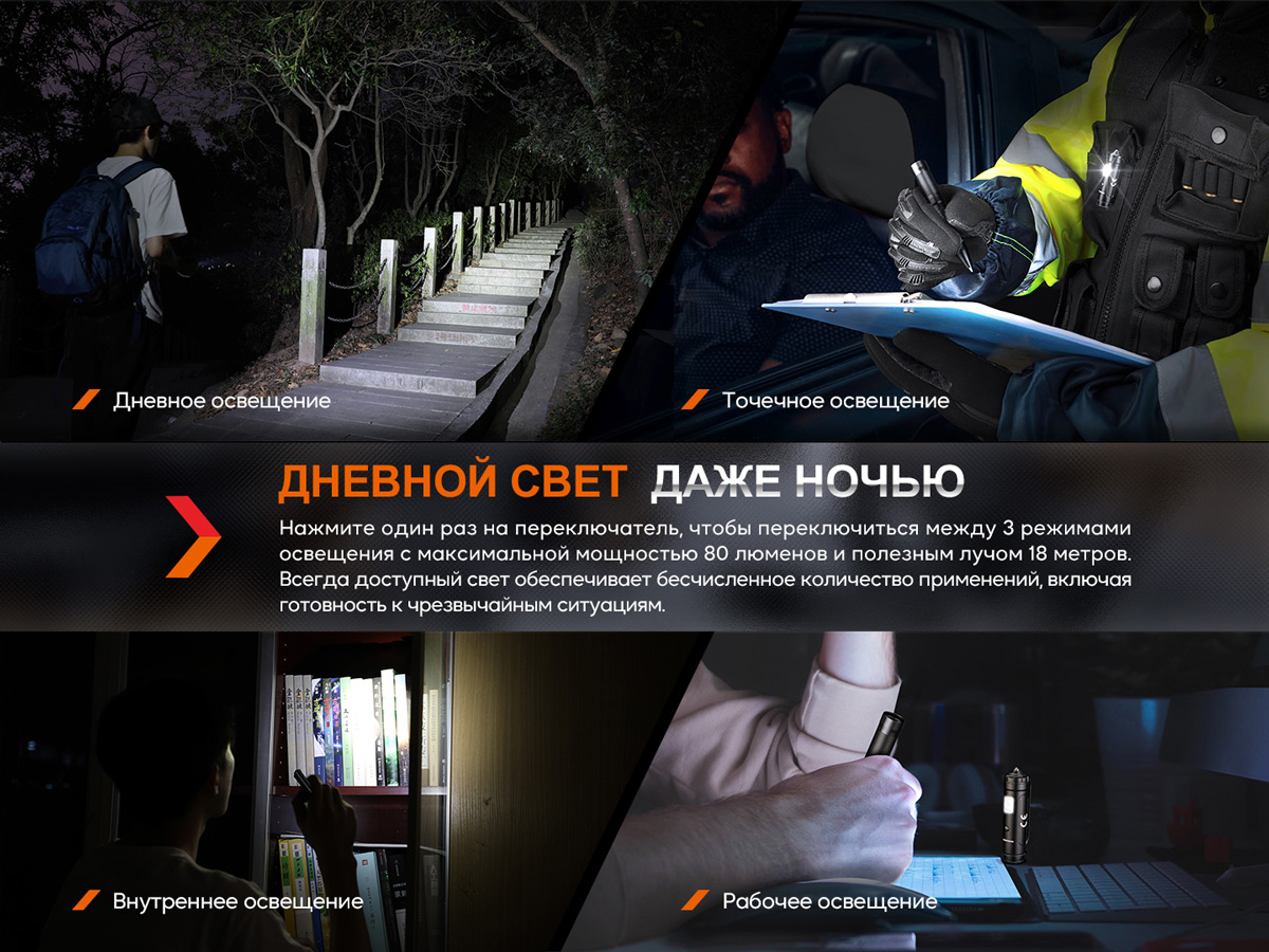 картинка Тактическая ручка Fenix T6 синяя, T6-Blue