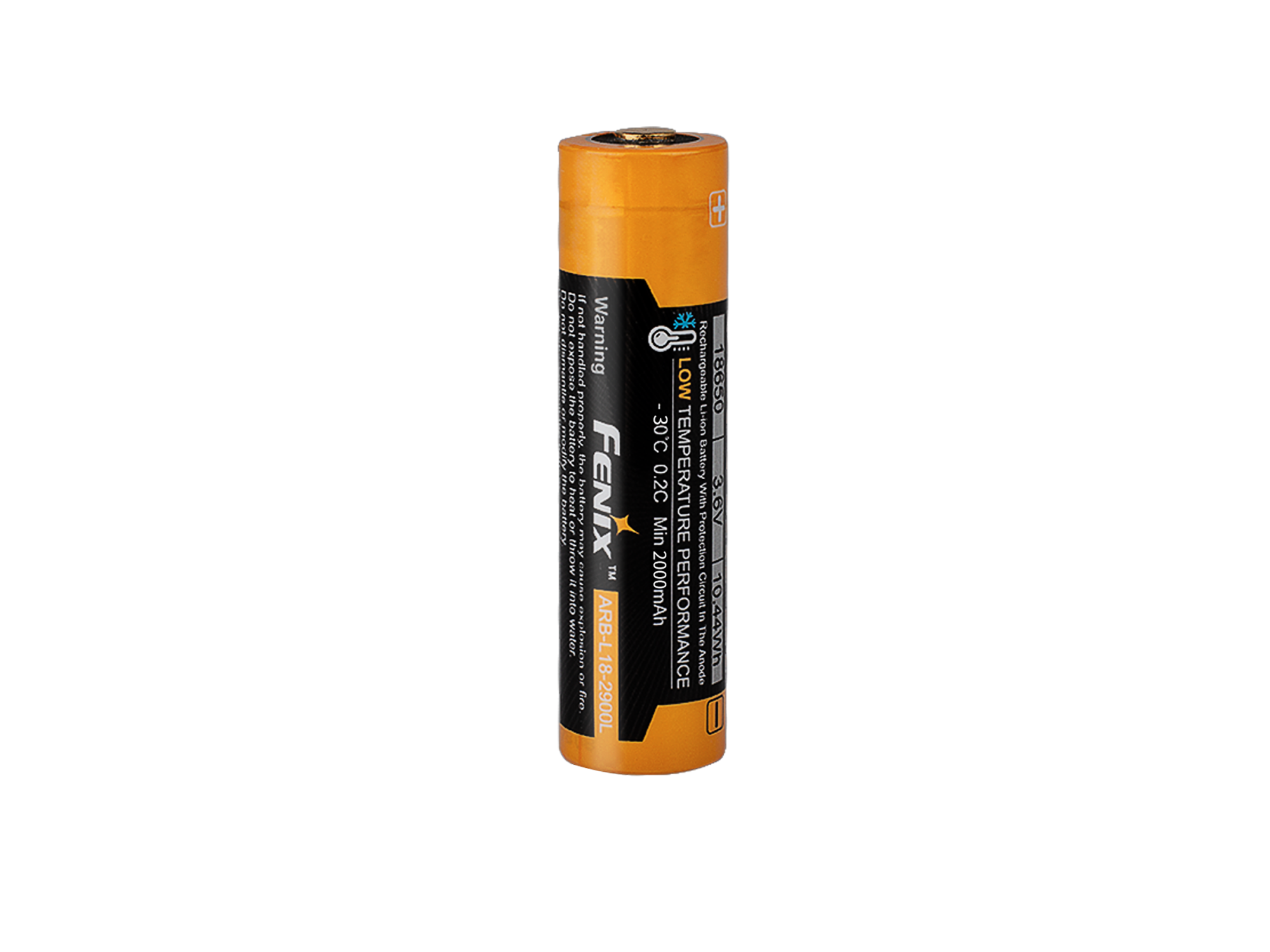 картинка Аккумулятор 18650 Fenix 2900 mAh Li-ion морозостойкий