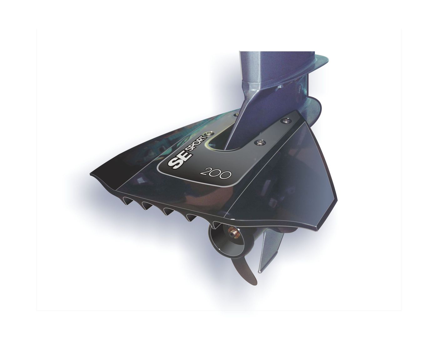 картинка Гидрокрыло для подвесного лодочного мотора 8-40 л.с. черное