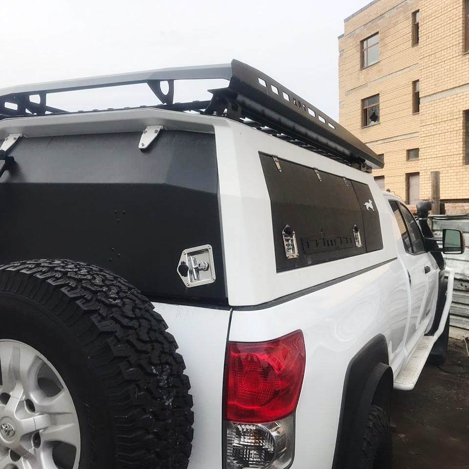 картинка Кунг KDT 3-дверный, увеличенный с кузовом Double Cab Long для Toyota Tundra стальной