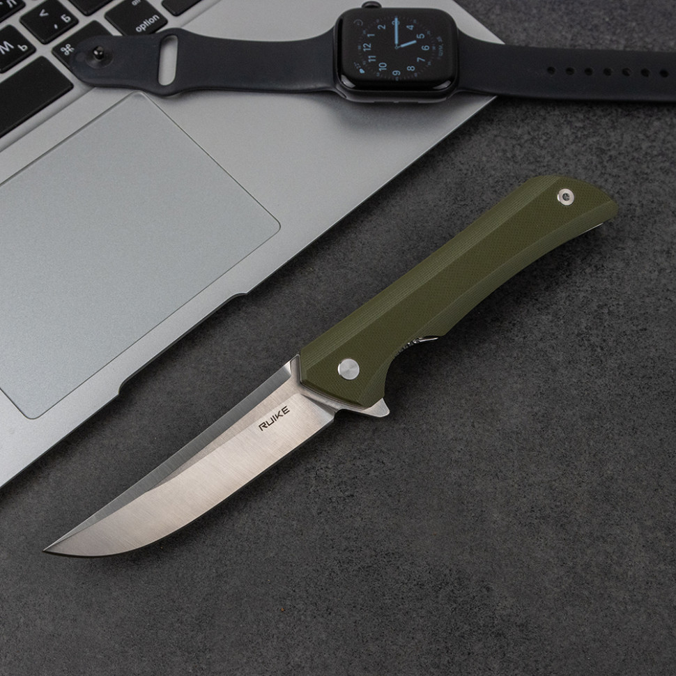 картинка Нож Ruike Hussar P121 зеленый
