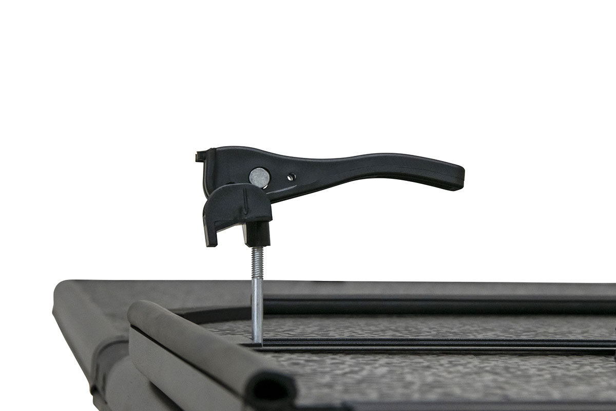 картинка Крышка кузова Mitsubishi L200 2015+, трёхсекционная, алюминиевая, черная