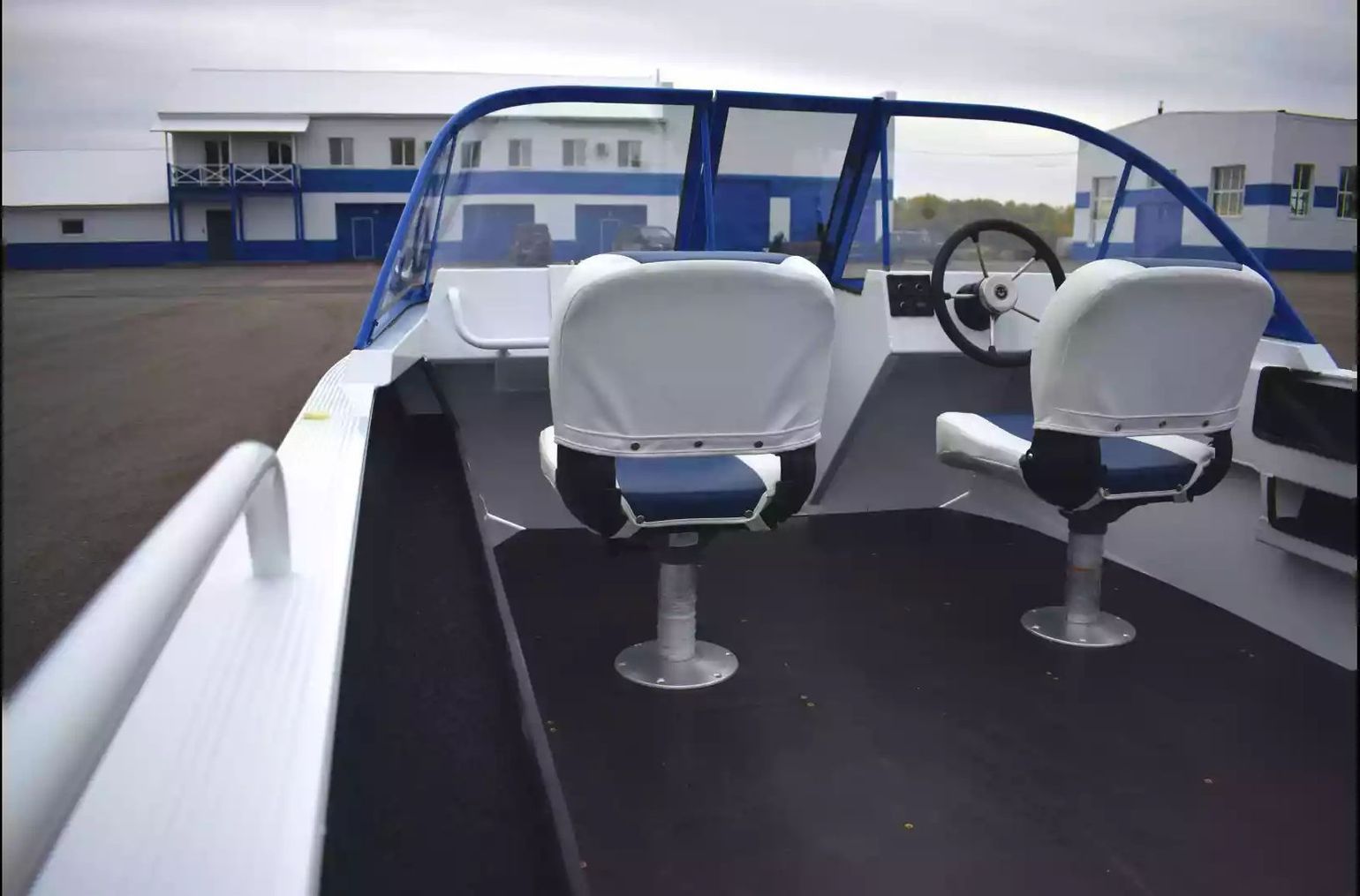 картинка Моторная лодка, Neman 500 DC NEW, зел./серая