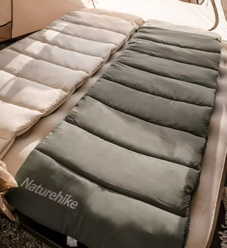 картинка Мешок спальный Naturehike Lingdong, 225х75см, (ТК: +7C), (правый), бежевый