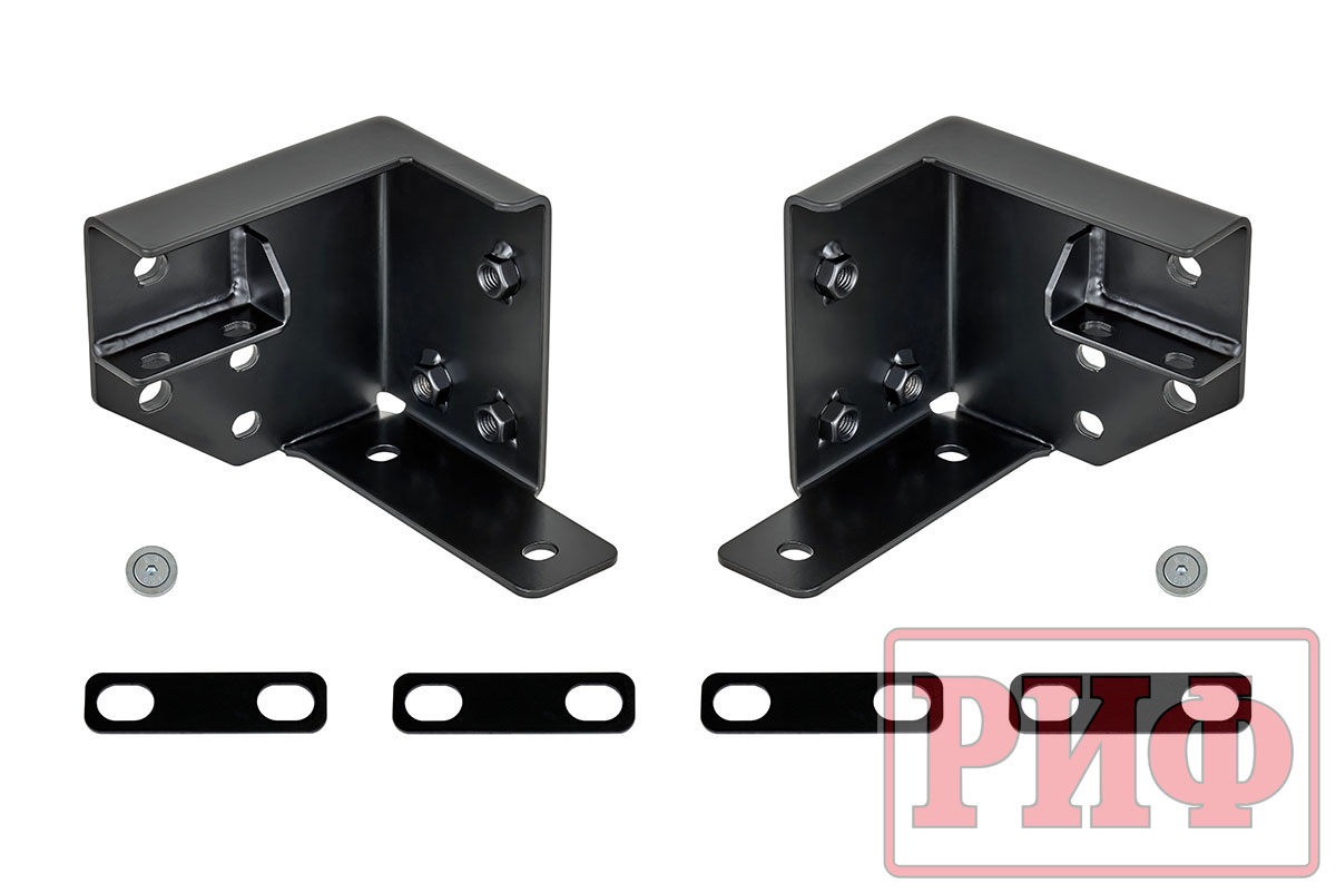 картинка Бампер задний РИФ УАЗ Хантер с фонарями, калиткой, возможностью установки фаркопа, лифт 65 мм