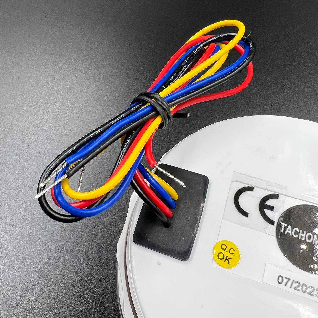 картинка Тахометр 0-7000 об/мин д.85мм (черный, хромированный ободок) (DEPO)