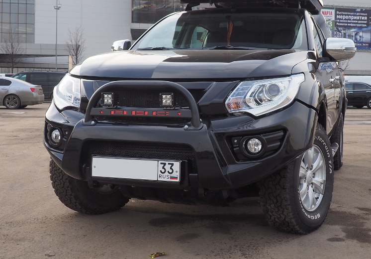 картинка Дуга защитная 50мм Mitsubishi L200 2015- АВС-Дизайн ABC.MCCL200.FB.ВВ.16
