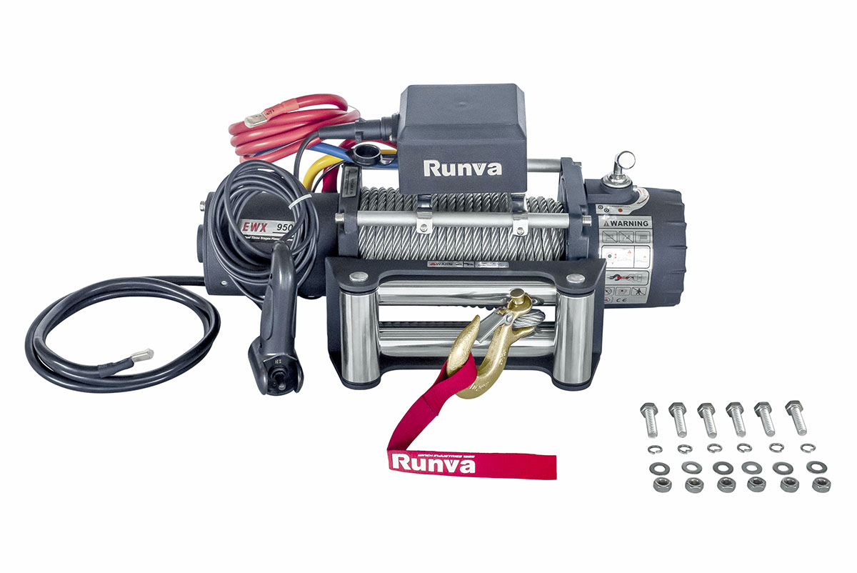 картинка Лебедка Runva 9500 lbs, 12В 4350 кг