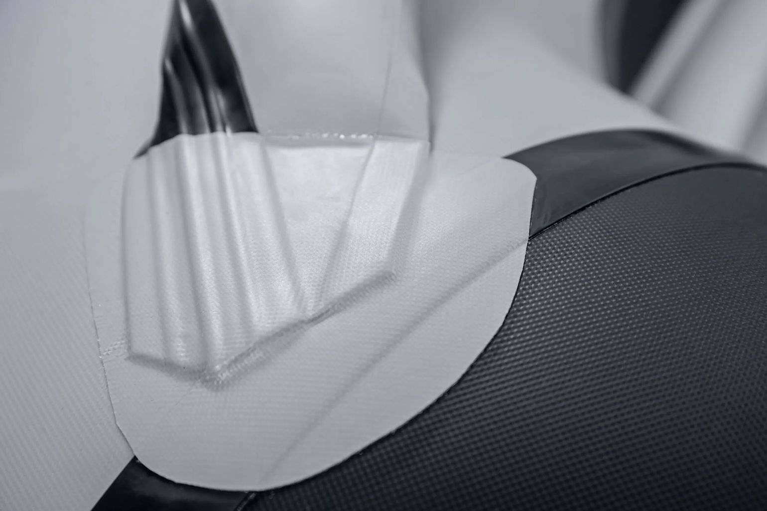 картинка Надувная лодка ПВХ, RiverBoats RB 410 НДНД, ф/б, черно-серый