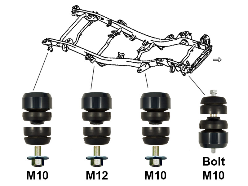 картинка Лифт кузова Suzuki Jimny 25 мм лайт 1998-2019 г.в.