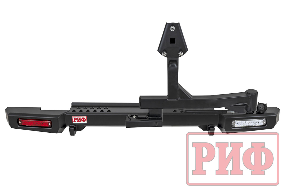картинка Бампер задний РИФ УАЗ Хантер с фонарями, калиткой, возможностью установки фаркопа, лифт 65 мм