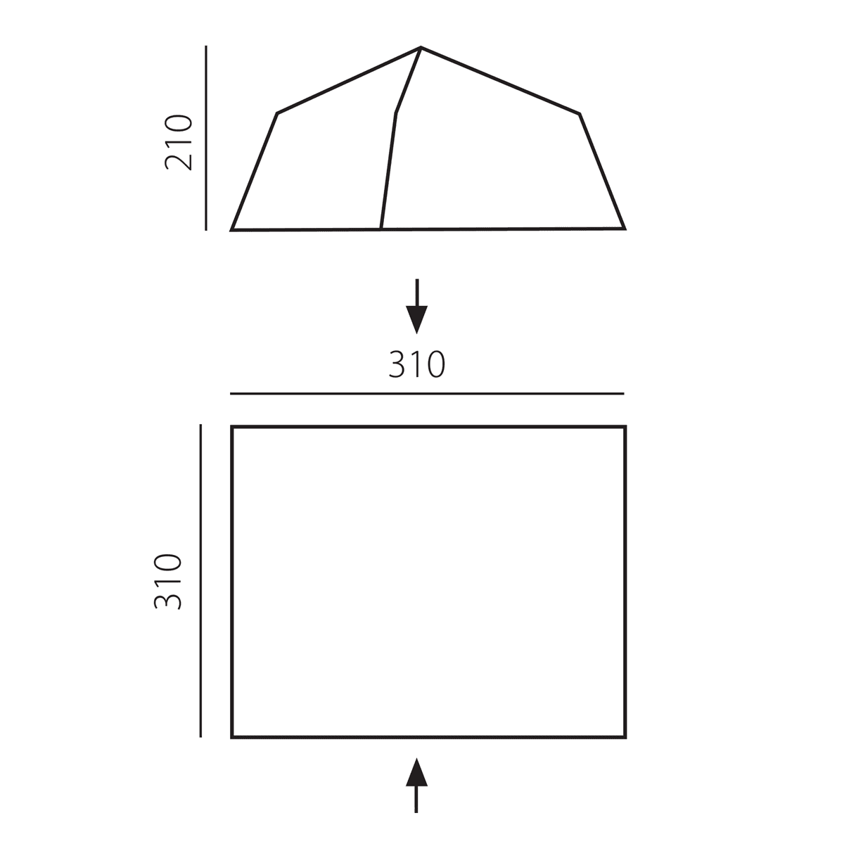 картинка Палатка-шатер BTrace Comfort (Зеленый)