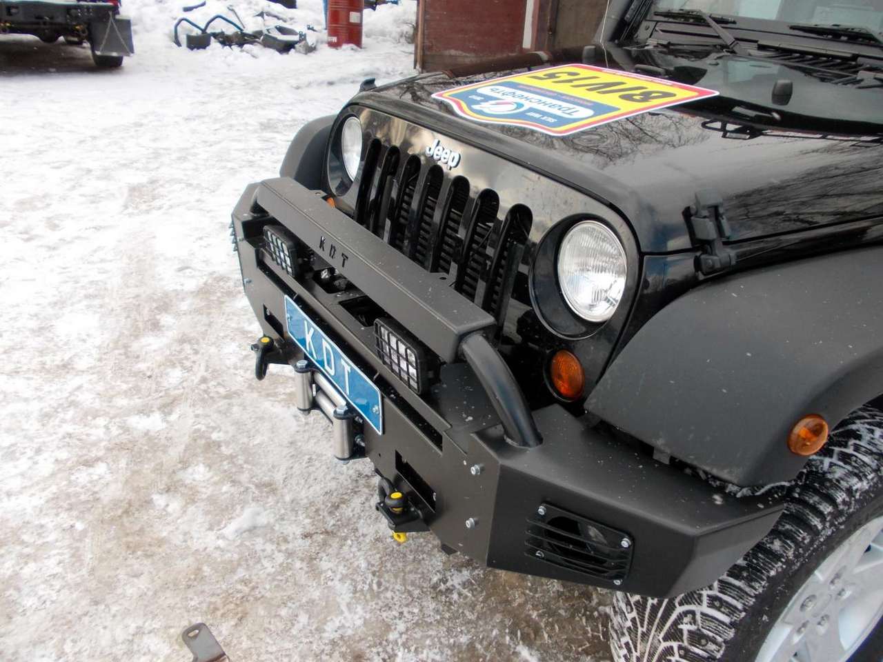 картинка Передний силовой бампер - Jeep Wrangler арт.2301
