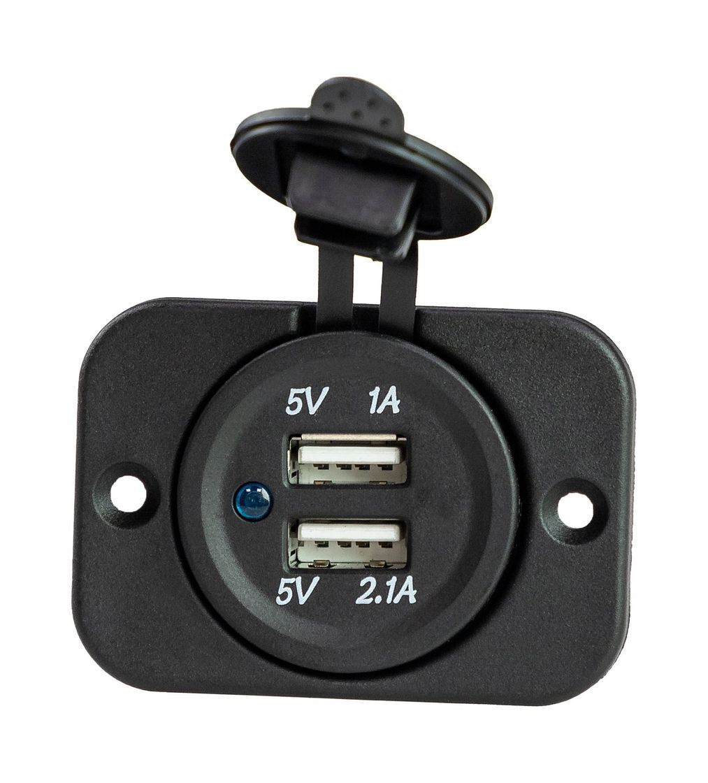 картинка Разъем USB 5В 3.1А на панели, Marine Rocket