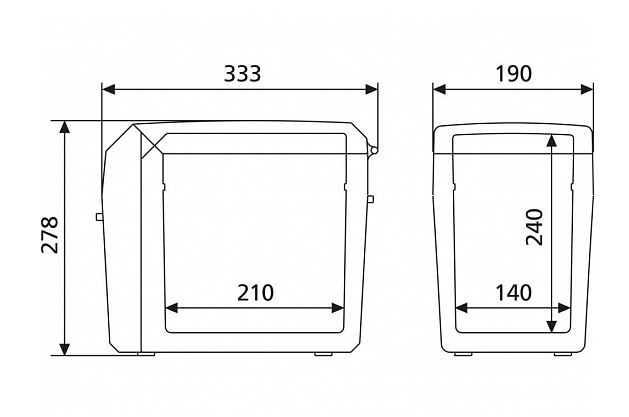 картинка Автохолодильник Dometic TropiCool TCX 07 термоэлектрический 7л