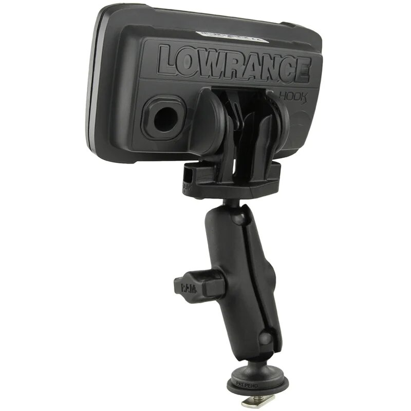 картинка RAM-B-LO12-354-TRA1 RAM Track Ball двойное шаровое крепление для серии Lowrance Hook²