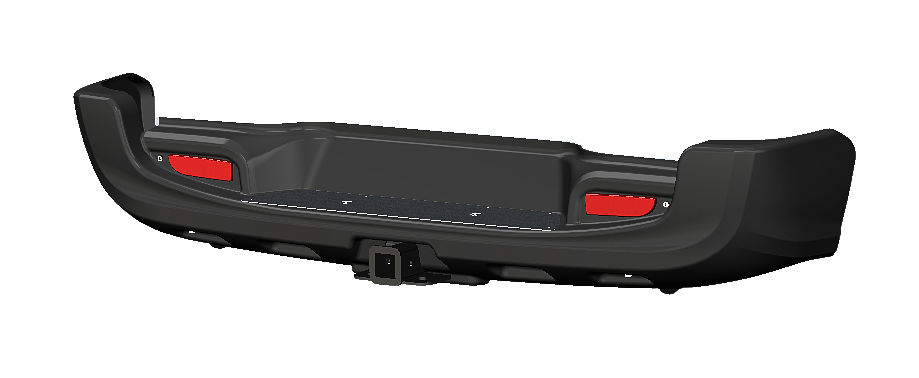 картинка Крыша (кунг) кузова для Toyota Hilux (двойная кабина) (08.2015-) (загрунтована под покраску) (3 двери) ABC.TOHIL.BR.05P