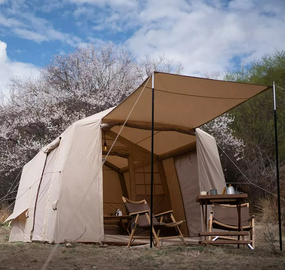 картинка Палатка Naturehike надувная Extend Air 12 X , песочный