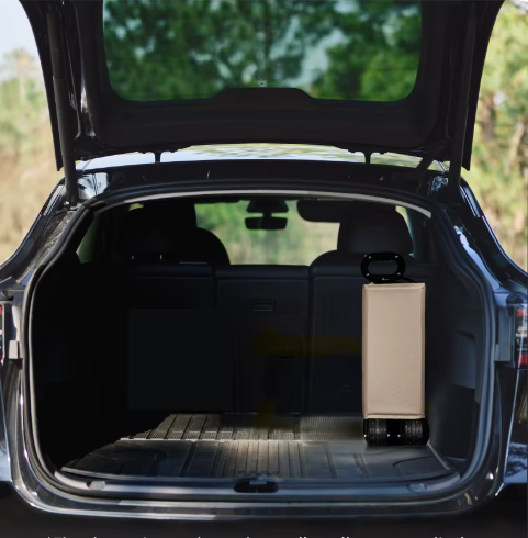 картинка Тележка туристическая Naturehike Rubiks Cube 100х65,5х108 см, 190 л, бежевая