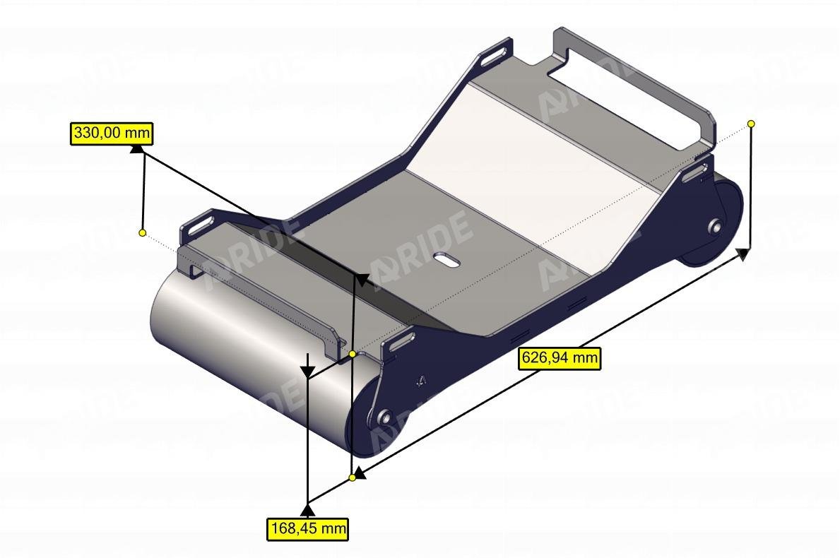 картинка Подкатная тележка для эвакуатора