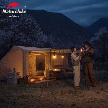 картинка Палатка Naturehike надувная Extend Air 12 Y , песочная