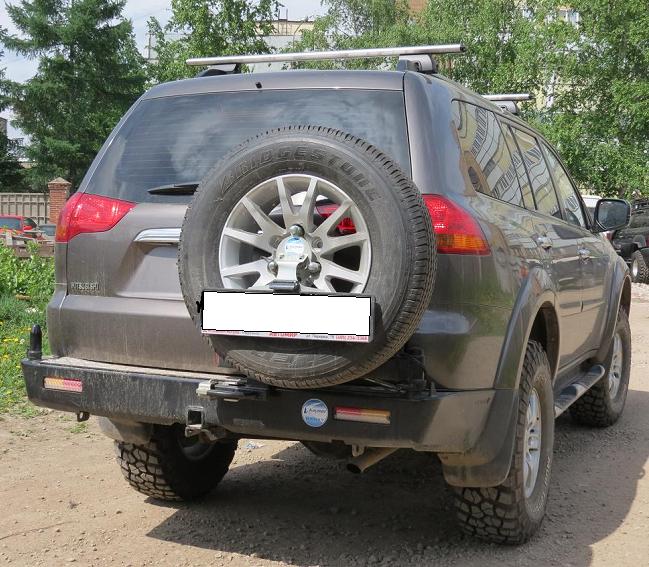 картинка Бампер задний KAYMAR Mitsubishi Pajero Sport New 