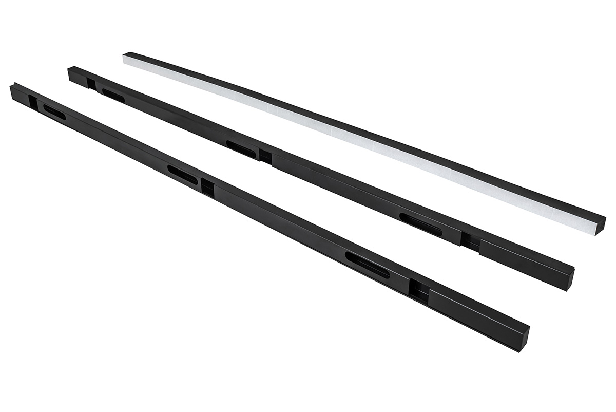 картинка Крышка кузова Mitsubishi L200 2015+, трёхсекционная, алюминиевая, черная