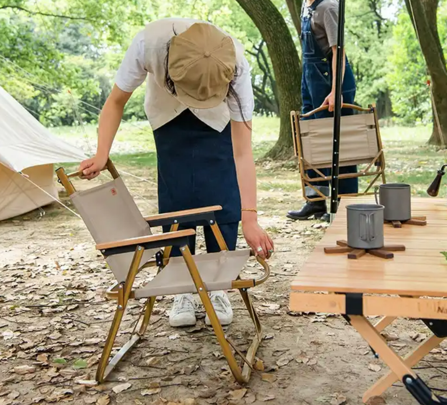 картинка Кресло туристическое Naturehike MW02, складное, черное, до 120 кг