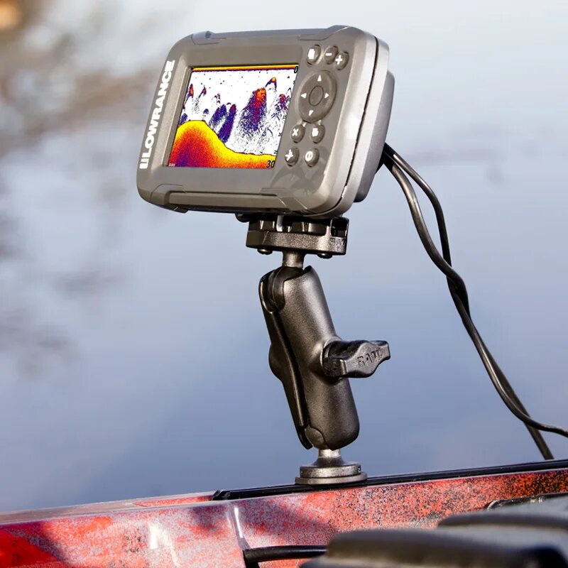 картинка RAM-B-LO12-354-TRA1 RAM Track Ball двойное шаровое крепление для серии Lowrance Hook²