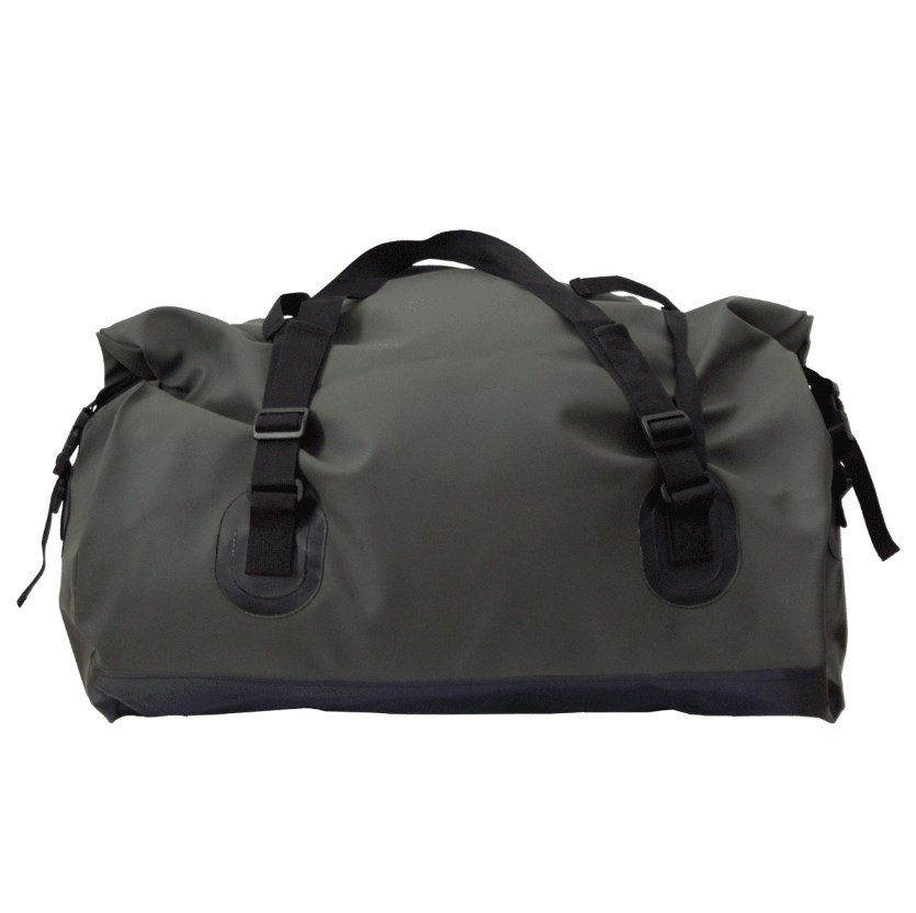 картинка Гермосумка BTrace усиленная ПВХ трикотаж 80л (Оливковый/черный)