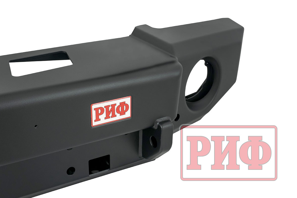 картинка Бампер РИФ силовой передний Jeep Wrangler JL 2018+