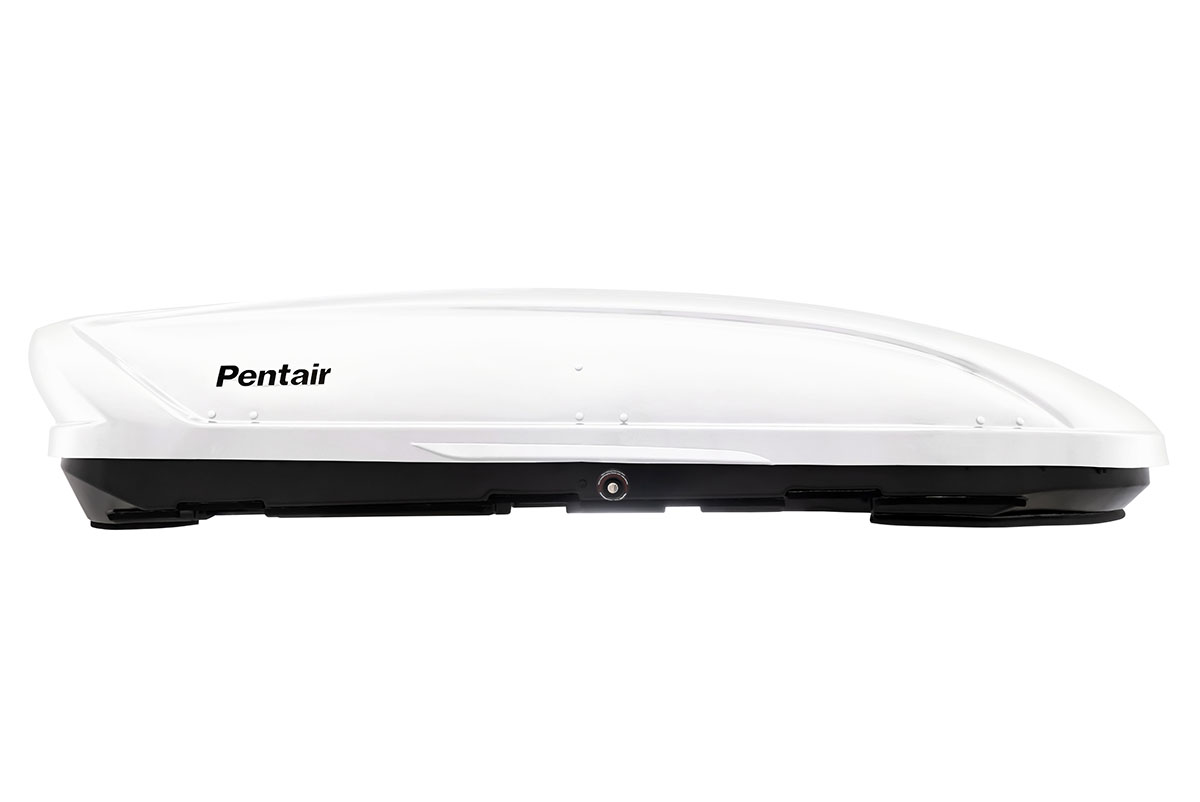 картинка Бокс автомобильный на крышу Pentair CARAVAN 600L белый глянец, двусторонний