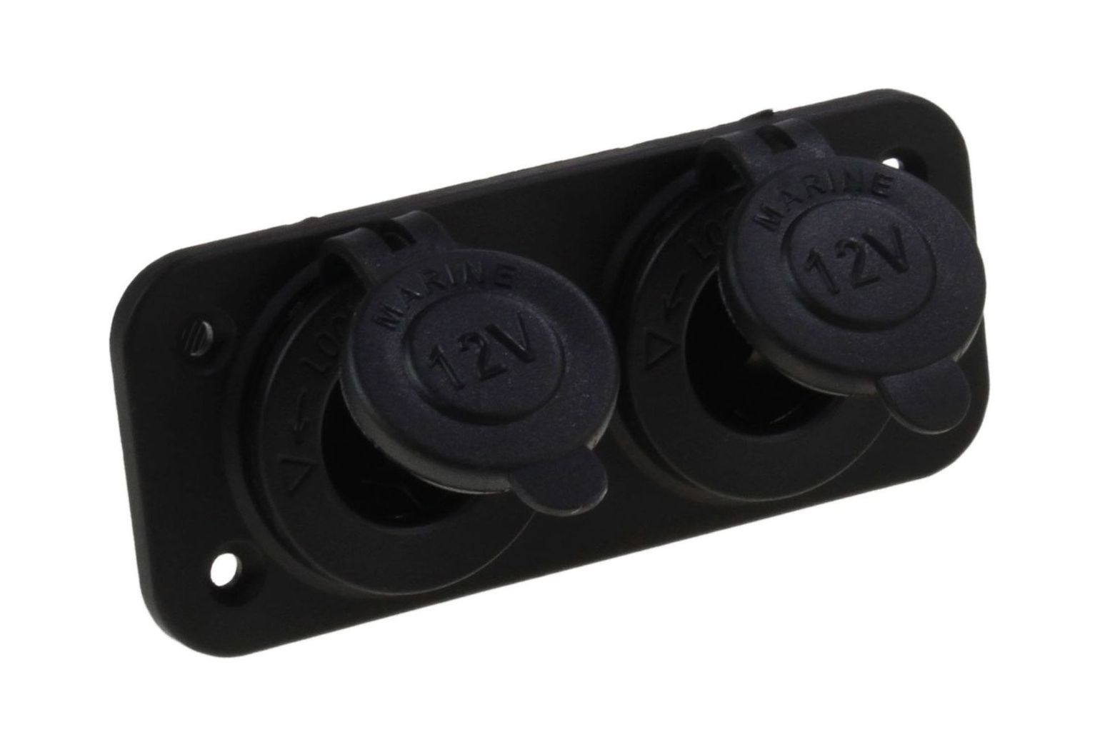 картинка Панель с двумя разъёмами прикуривателя