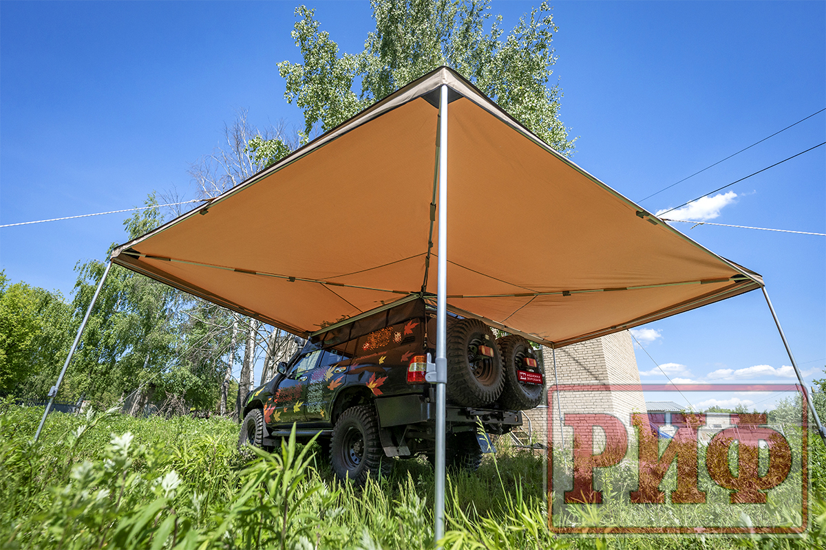 картинка Маркиза автомобильная РИФ веерная 3,0х3,0 м (левая)